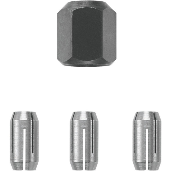 CN1 RotoZip 1/8 In., 5/32 In., 1/4 In. Collet Nut Kit (4-Pieces)