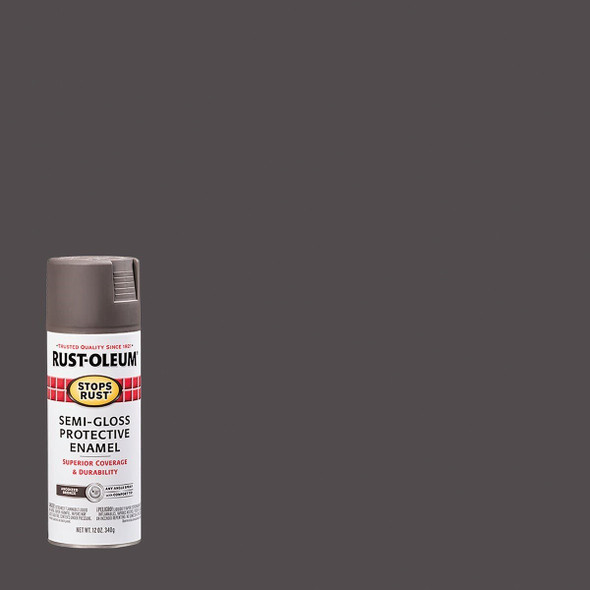 7754830 Rust-Oleum Stops Rust Semi-Gloss Anodized Bronze 12 Oz. Anti-Rust Spray Paint