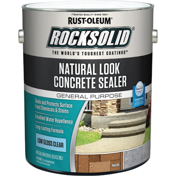 317928 Rust-Oleum RockSolid Natural Look Concrete Sealer, 1 Gal., Clear