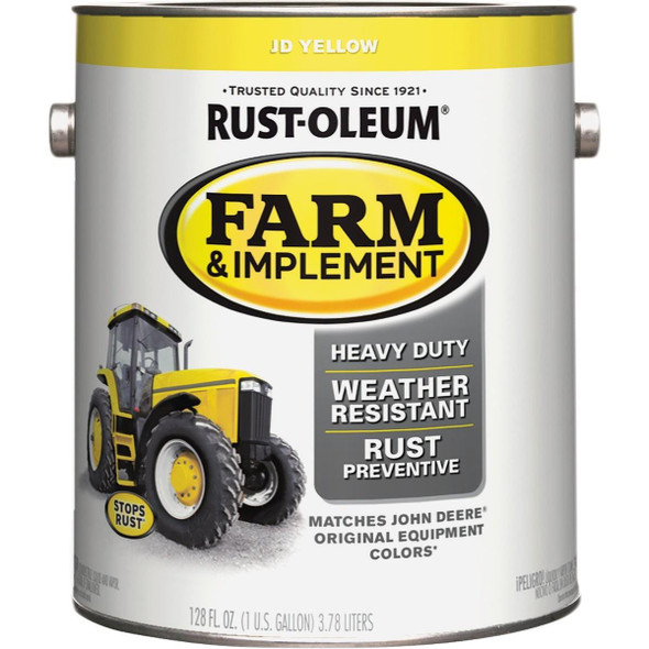 280175 Rust-Oleum 1 Gallon JD Yellow Gloss Farm & Implement Enamel
