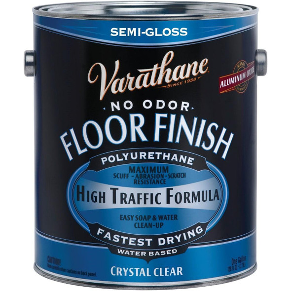 230131 Varathane Semi-Gloss Water-Based Diamond Floor Finish, Gallon