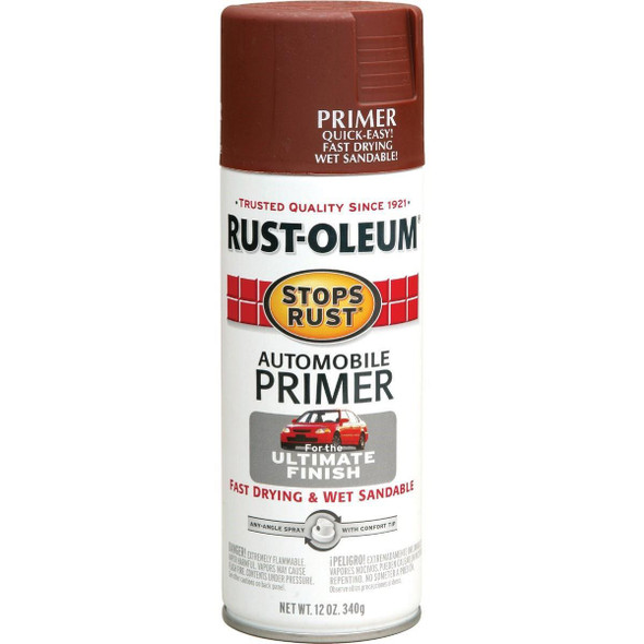 2067830 Rust-Oleum Stops Rust Red 12 Oz. Spray Automotive Paint Primer
