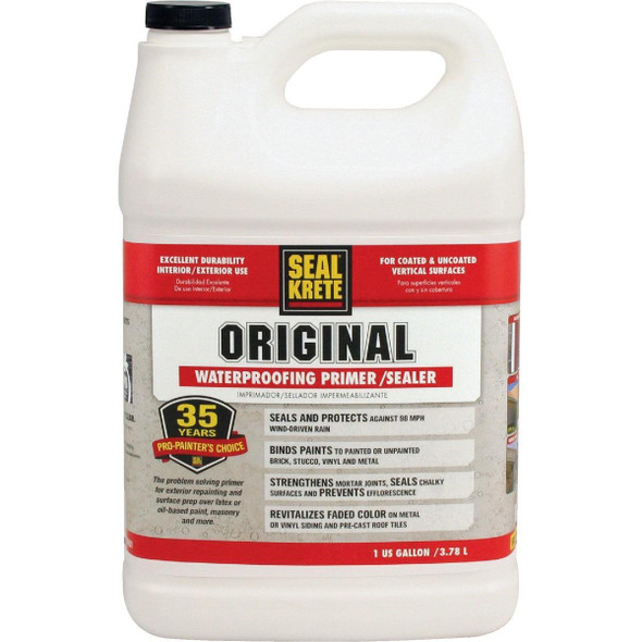 100001 Seal Krete Original Bond Sealer, Clear, 1 Gal.