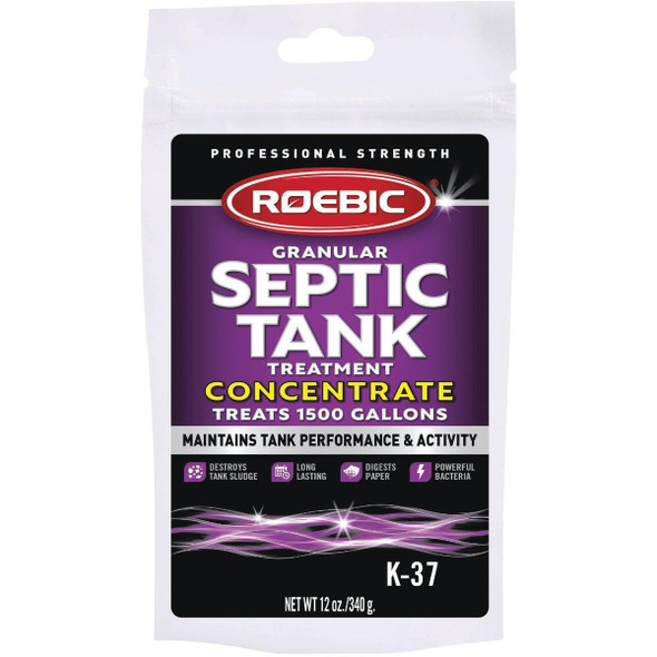 K37BAG Roebic K-37 12 Oz. Granular Septic Tank Treatment