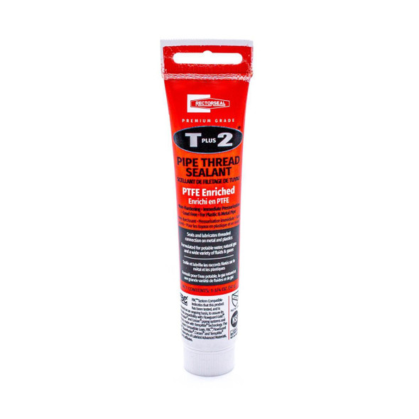 23710 Rectorseal T Plus 1-3/4 Oz. White Pipe Thread Sealant with PTFE