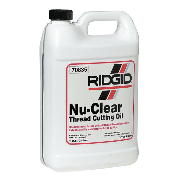 70835 Ridgid Tool Threading Oil,Nu-Clear Threading Oil,Size 1 Gallon