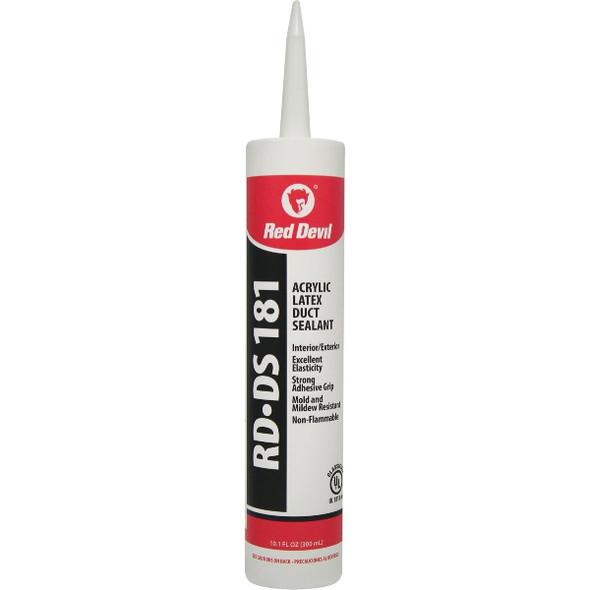 0846DS Red Devil RD-DS 181 10.1 Oz. Acrylic Latex Duct Sealant, Gray