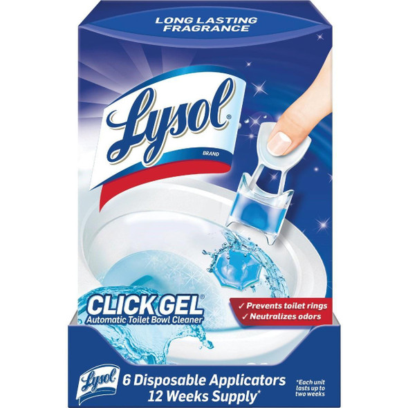 1920089059 Lysol Click Gel Ocean Fresh Automatic Toilet Bowl Cleaner (6-Pack)