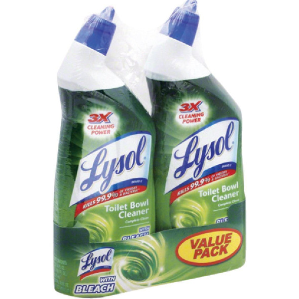 1920080078 Lysol 24 Oz. Toilet Bowl Cleaner with Bleach (2-Pack)