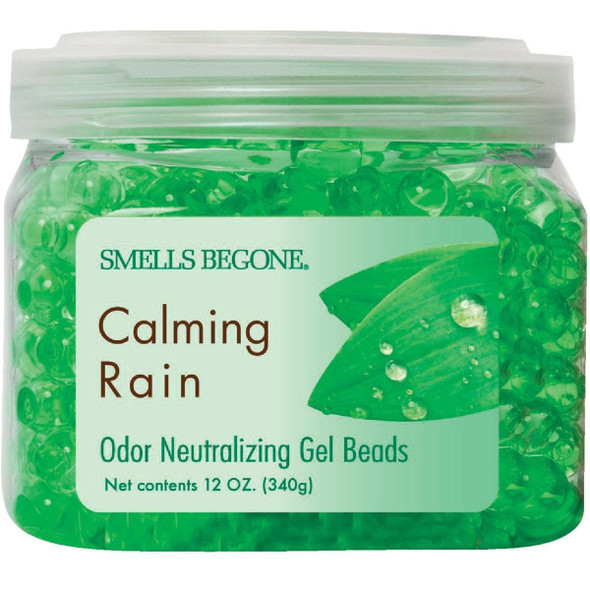 52512 Smells Begone 12 Oz. Gel Beads Calming Rain Odor Neutralizer