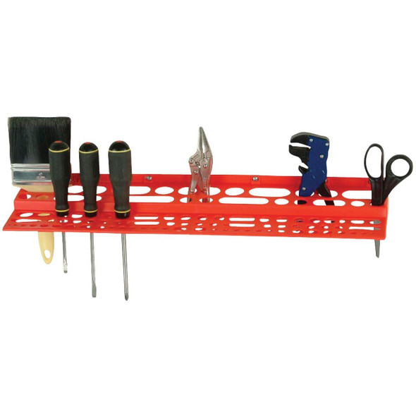 RTR-96 Quantum Storage Red Polypropylene Tool Rack