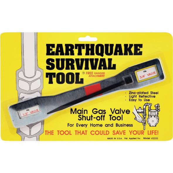 3333 Ready America Gas Shut Off Wrench Earthquake Survival Tool