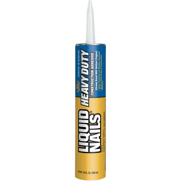 LN903 Liquid Nails 10 Oz. Heavy Duty Construction Adhesive (Low VOC)