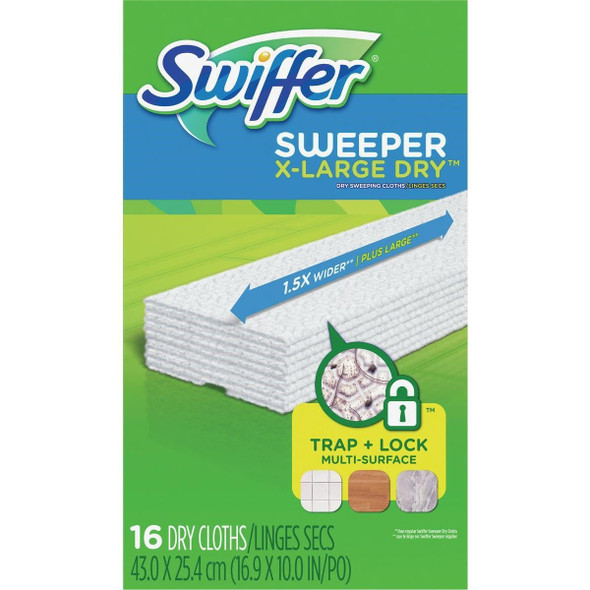 96826 Swiffer Sweeper Professional Dry Cloth Mop Refill (16-Count)
