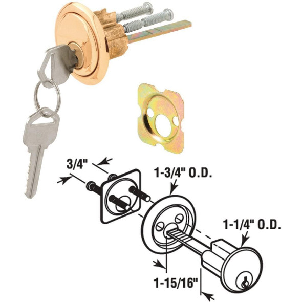U 9965 Defender Security Rim Cylinder