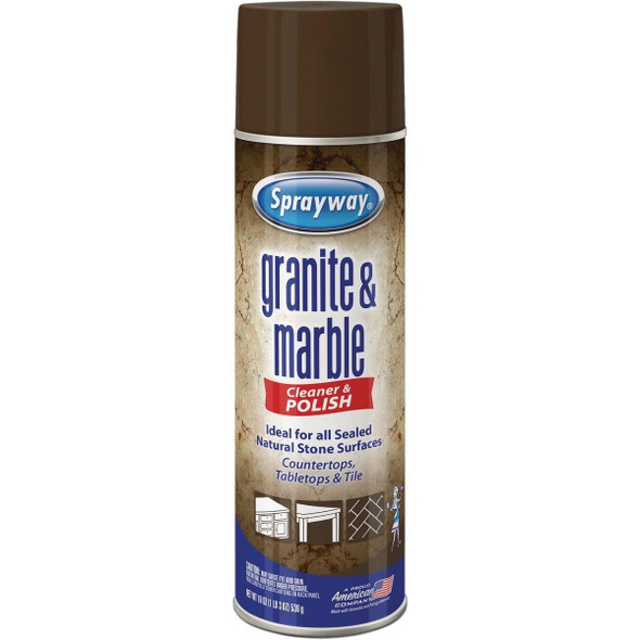 SW702R Sprayway 19 Oz. Granite & Marble Cleaner & Polish