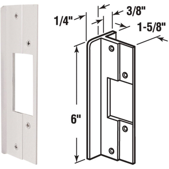 U 9481 Defender Security 6 In. Aluminum Latch Guard
