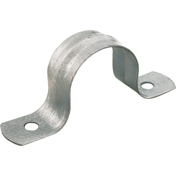 H13-150 Jones Stephens 1-1/2 In. Galvanized Steel Pipe Strap (25-Pack)
