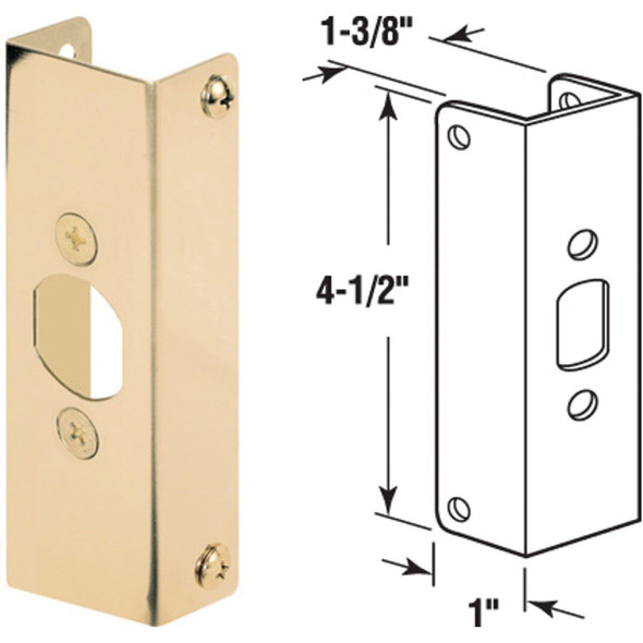 U 9566 Defender Security 1-3/8 In. Door Reinforcement