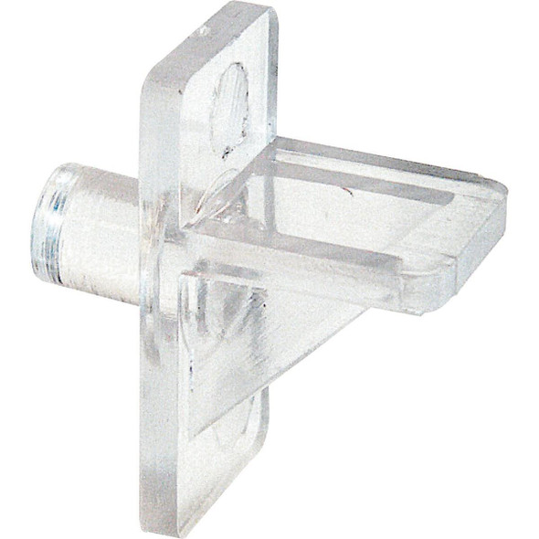 U 10136 Prime-Line 1/4 In. Clear Plastic Shelf Support (8 Count)