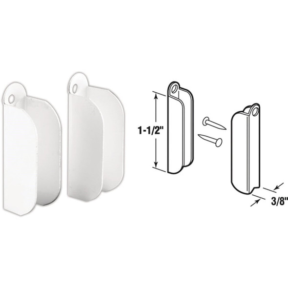 PL8106 Prime-Line White Top Hanger (6 Pair)