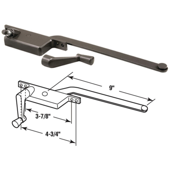 H 3517 Prime-Line Left Hand Bronze Casement Operator
