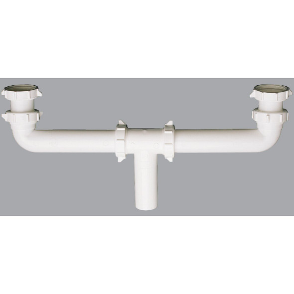 494992 1-1/2 In. x 16 In. Plastic Direct Center Outlet Waste