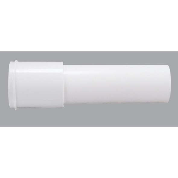 495948 1-1/2 In. x 12 In. White Plastic Extension Tube