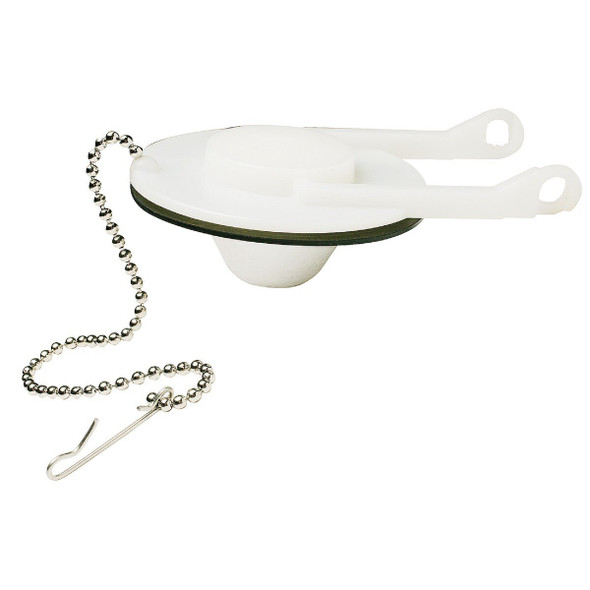 455199 Eljer 2 In. Plastic Toilet Flapper with Foam Float and Bead Chain