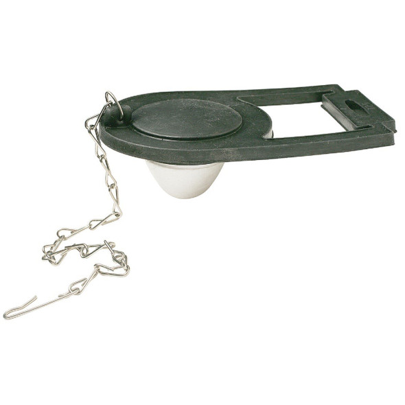 455202 Crane 2 In. Toilet Flapper with Foam Float And Stainless Steel Chain