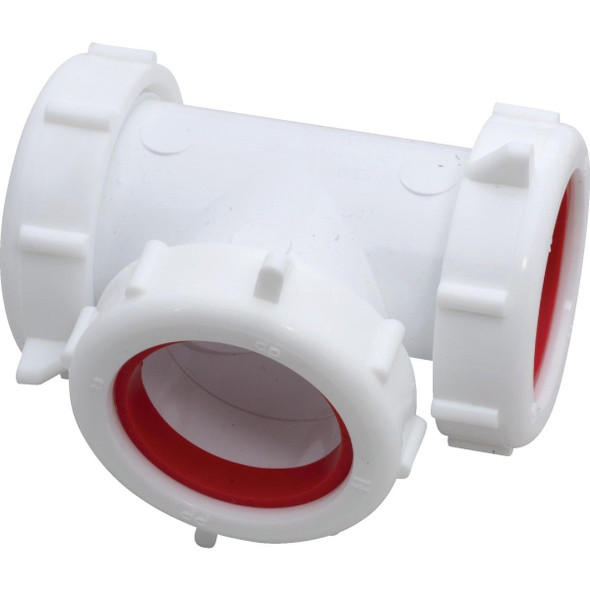 48WK Keeney 1-1/2 In. White Plastic Tee