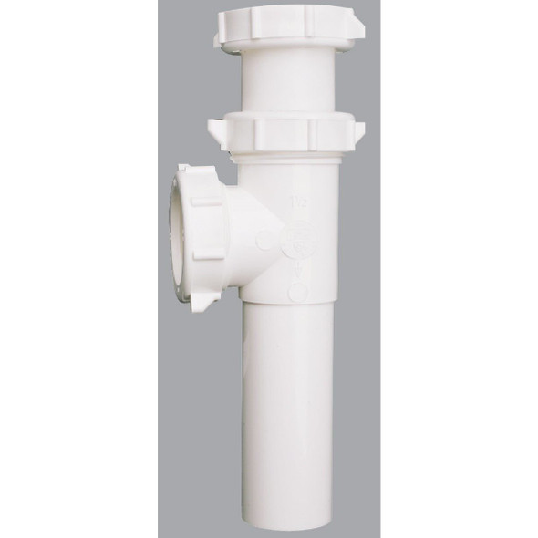 494887 1-1/2 In. White PVC End Outlet Tee