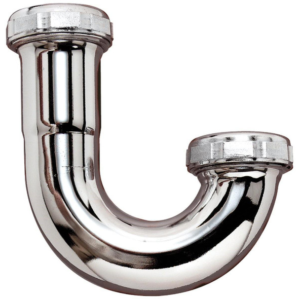 10304CP 1-1/2 In. Chrome Plated Brass J-Bend