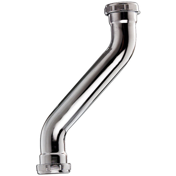 1037K 1-1/4 In. x 1-1/4 In. Polished Chrome 22GaugeDouble Offset