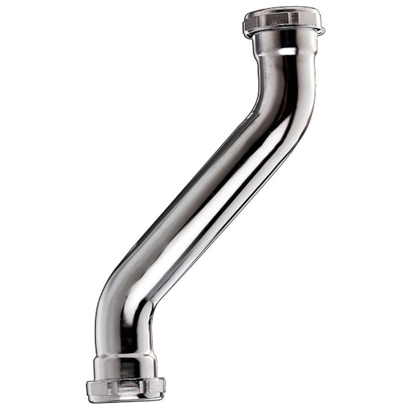 1038K 1-1/2 In. x 1-1/2 In. Polished Chrome 22GaugeDouble Offset