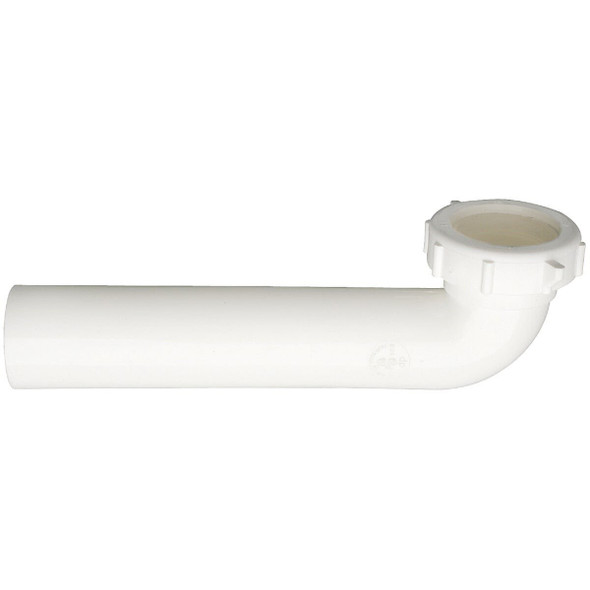 104WK 1-1/2 In. x 15 In. White Plastic Waste Arm