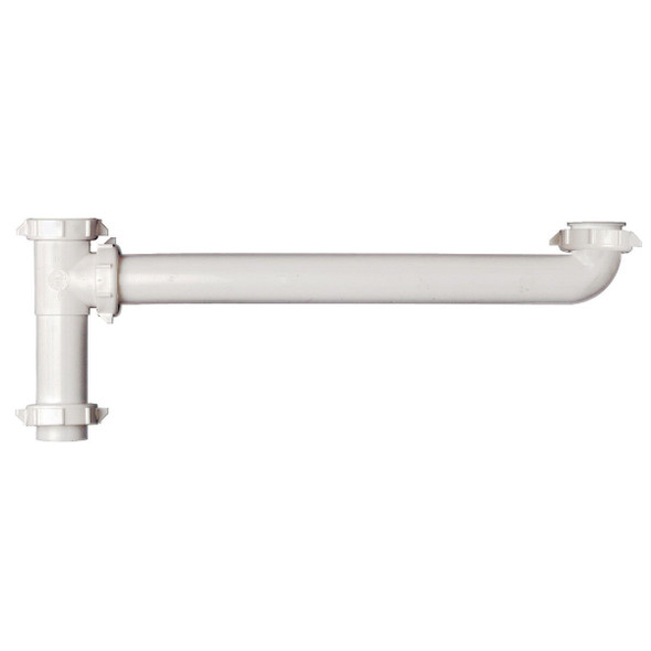 125A-16WK 1-1/2 In. x 16 In. White Plastic End Outlet Waste
