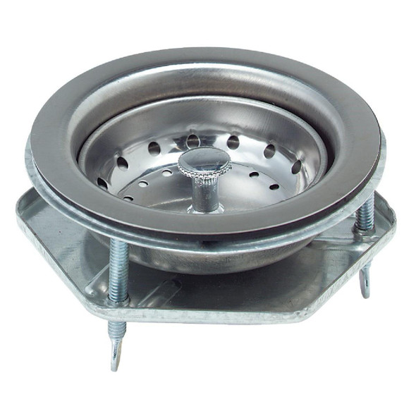 1441SS Stainless Steel Thumb Screw Style Basket Strainer Assembly