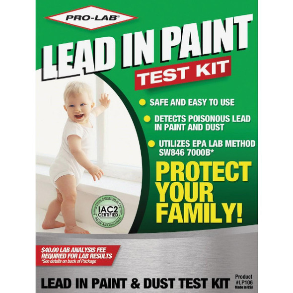 LP106 Pro Lab Dust Wipes Lead Test Kit
