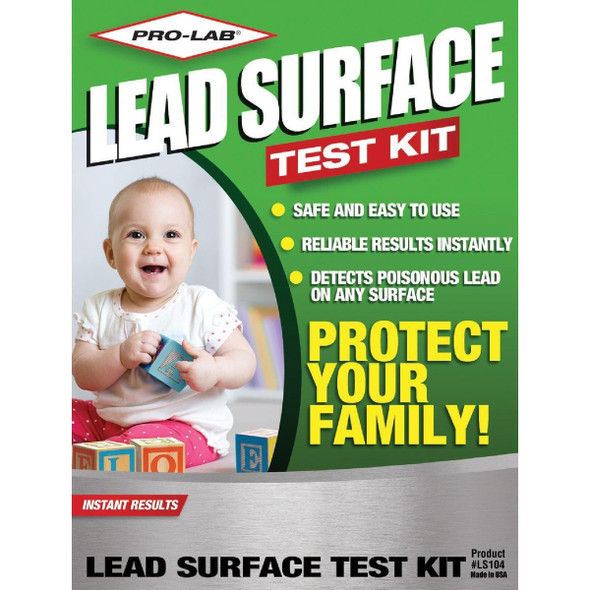 LS104 Pro Lab Instant Results Test Strips Lead Surface Test Kit (2-Pack)