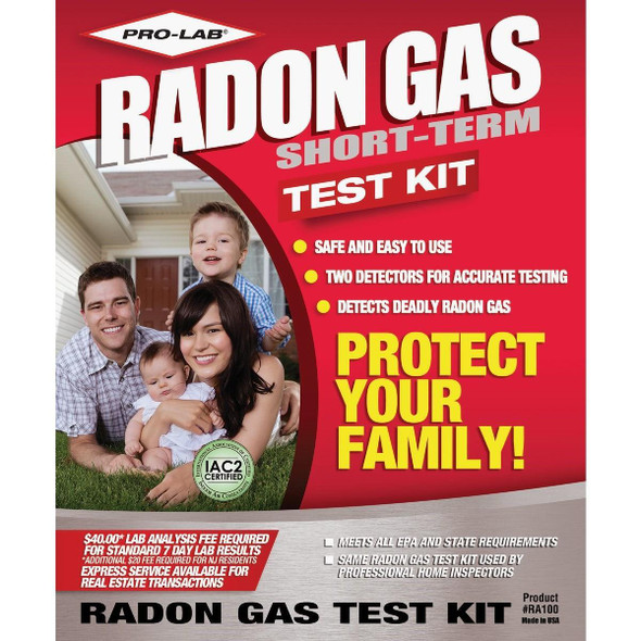 RA100 Pro Lab Radon Test Kit