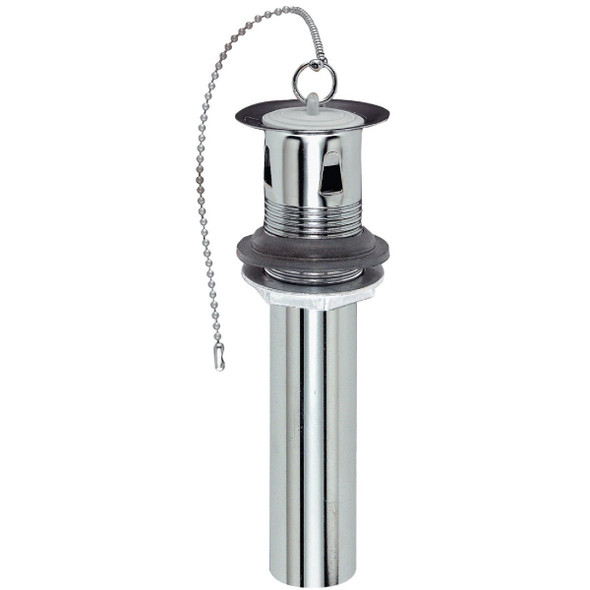417613 1-1/4 In. Chrome-Plated Brass Bathroom Sink Drain with Overflow