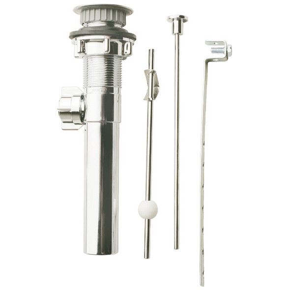 418738 1-1/4 In. Chrome-Plated Plastic Pop-Up Assembly