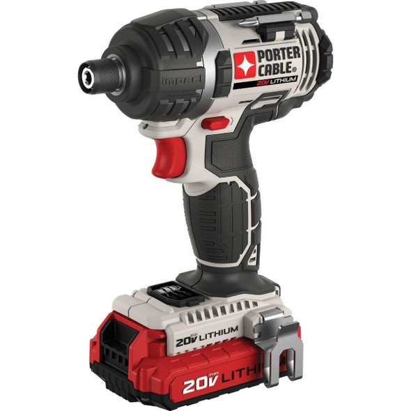 PCCK640LB Porter Cable 20-Volt Max Lithium-Ion 1/4 In. Hex Cordless Impact Driver Kit