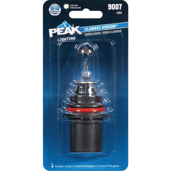 9007-BPP PEAK Classic Vision 9007 HB5 12.8V Halogen Automotive Bulb
