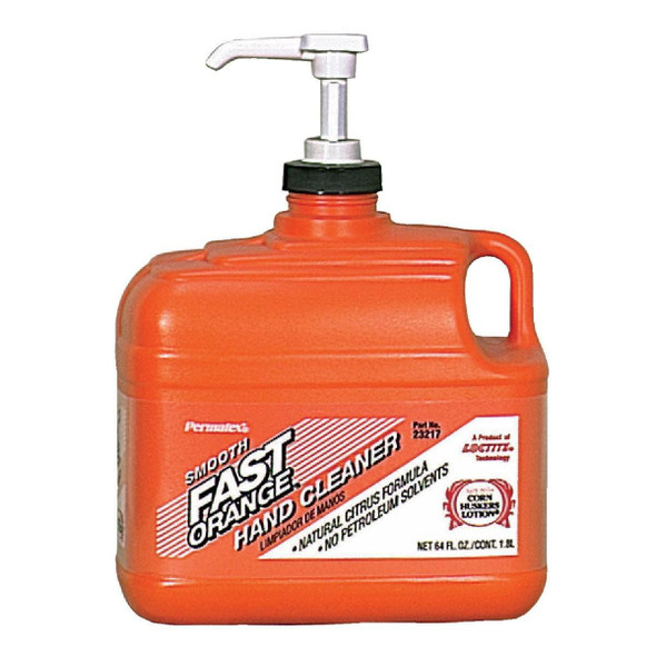 23217 PERMATEX Fast Orange Smooth Orange Citrus Hand Cleaner, 1/2 Gal.