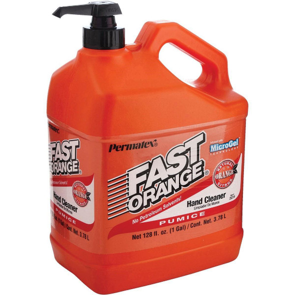 25219 PERMATEX Fast Orange Pumice Citrus Hand Cleaner, 1 Gal.