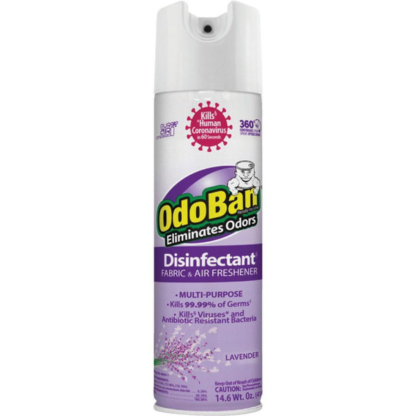 910101-14A6 OdoBan 14 Oz. Lavender Fabric & Air Freshener