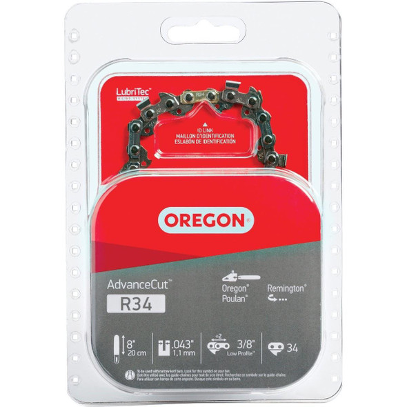 R34 Oregon AdvanceCut R34 8 In. 90PX Polesaw Chain
