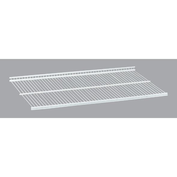 1813162411 Organized Living FreedomRail 2 Ft. W. x 16 in. D Profile Ventilated Closet Shelf, White